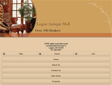 Tablet Screenshot of loganantiquemall.net